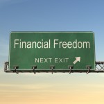 iStock_000004934135Small Financial Freedom Sign